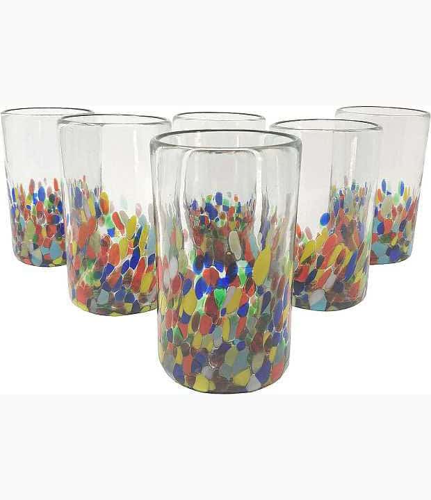 Hand Blown Mexican Drinking Glasses